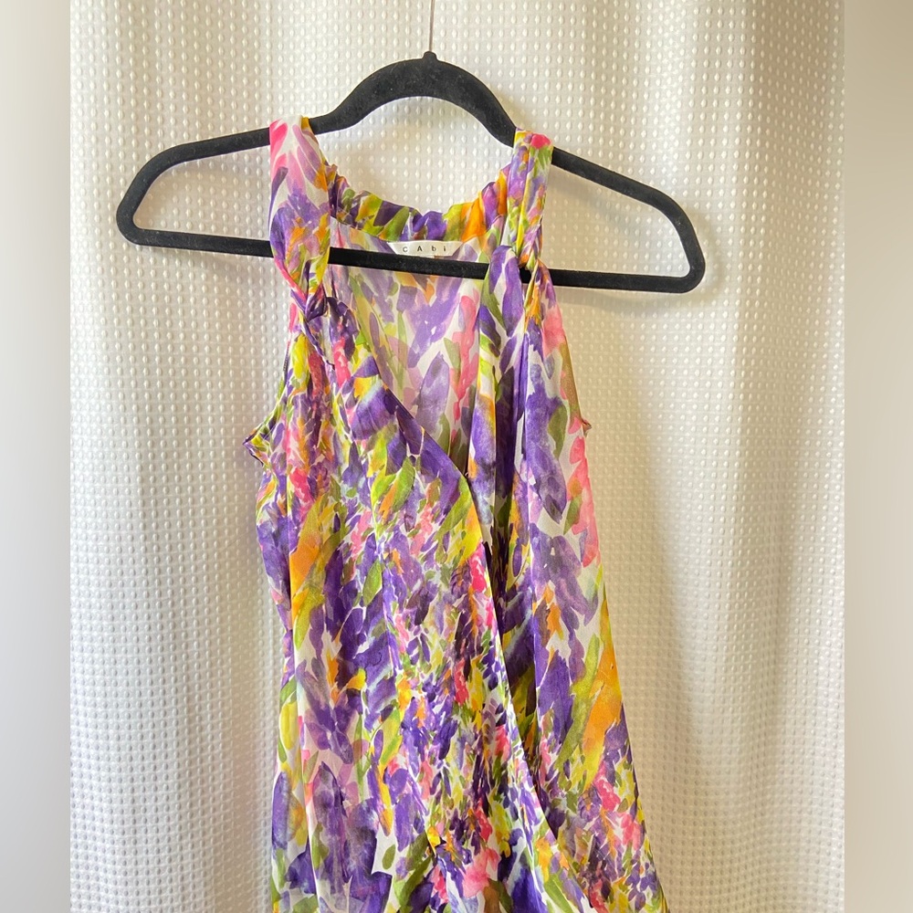 CAbi size small Multicolor Sleeveless Women's Top